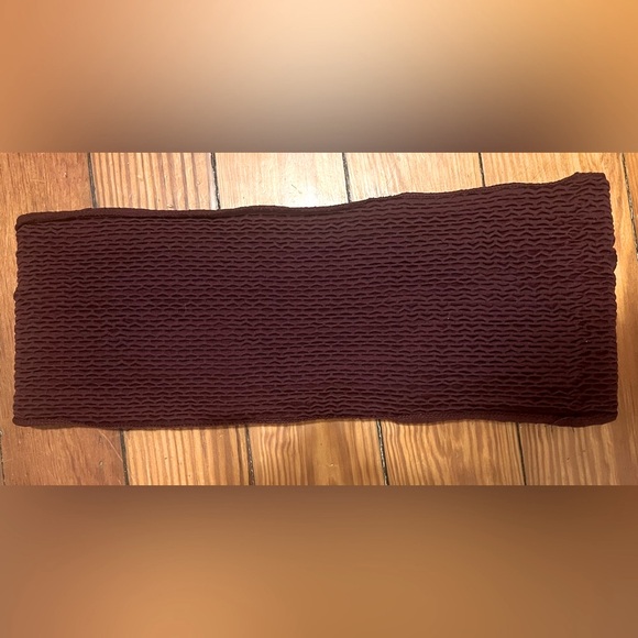 NWOT Free People Intimately Deep Burgundy Too Late Bandeau - M/L - Picture 1 of 6